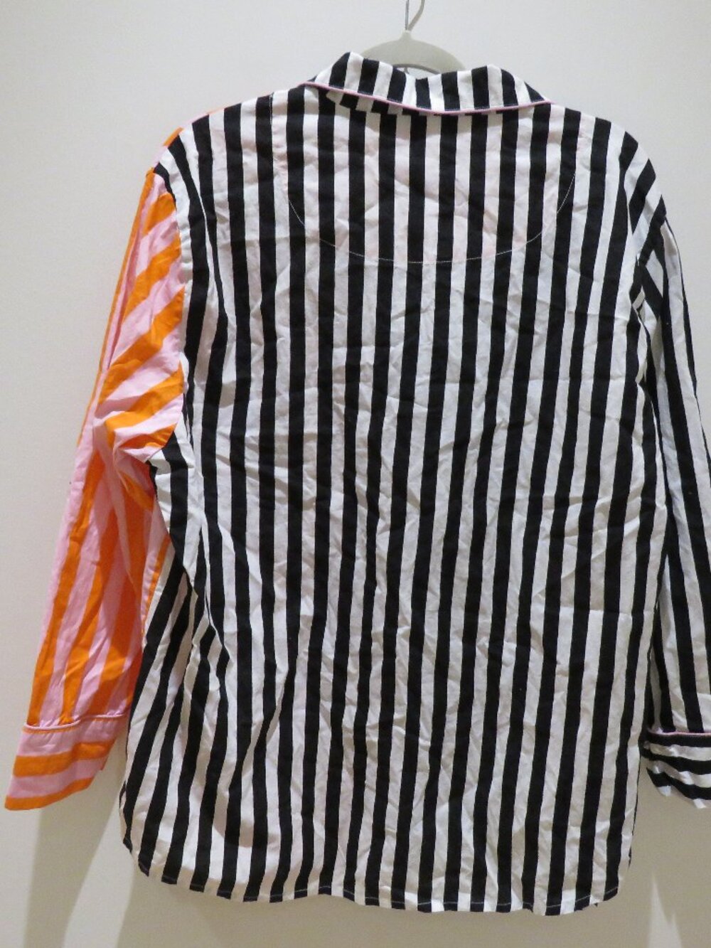 PRINTFRESH Showtime Stripes Colorblock Cotton Pajama Set XL Lounge Quirky - Picture 7 of 13